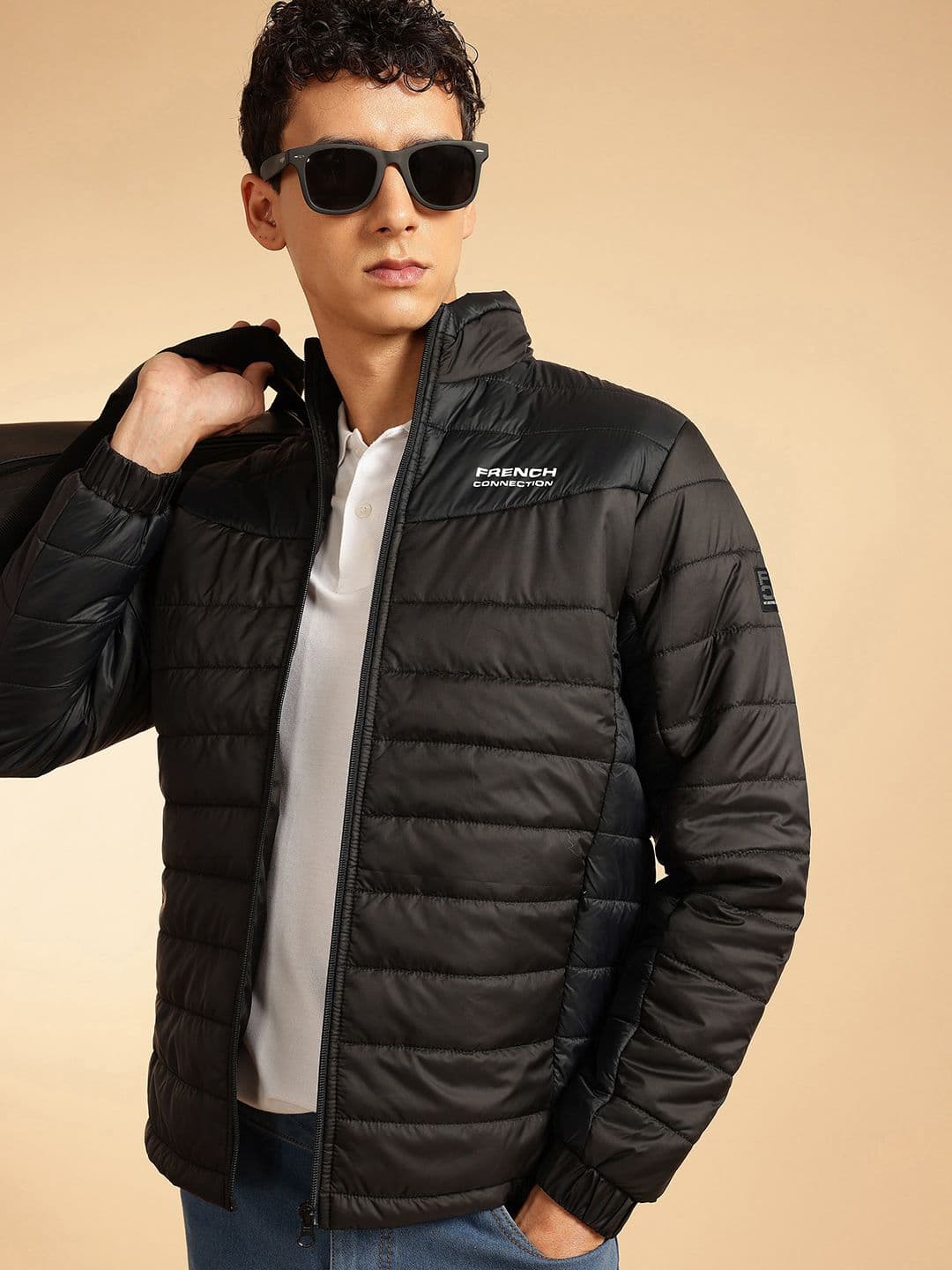 French Connection Stand Collar Padded Jacket - view 1