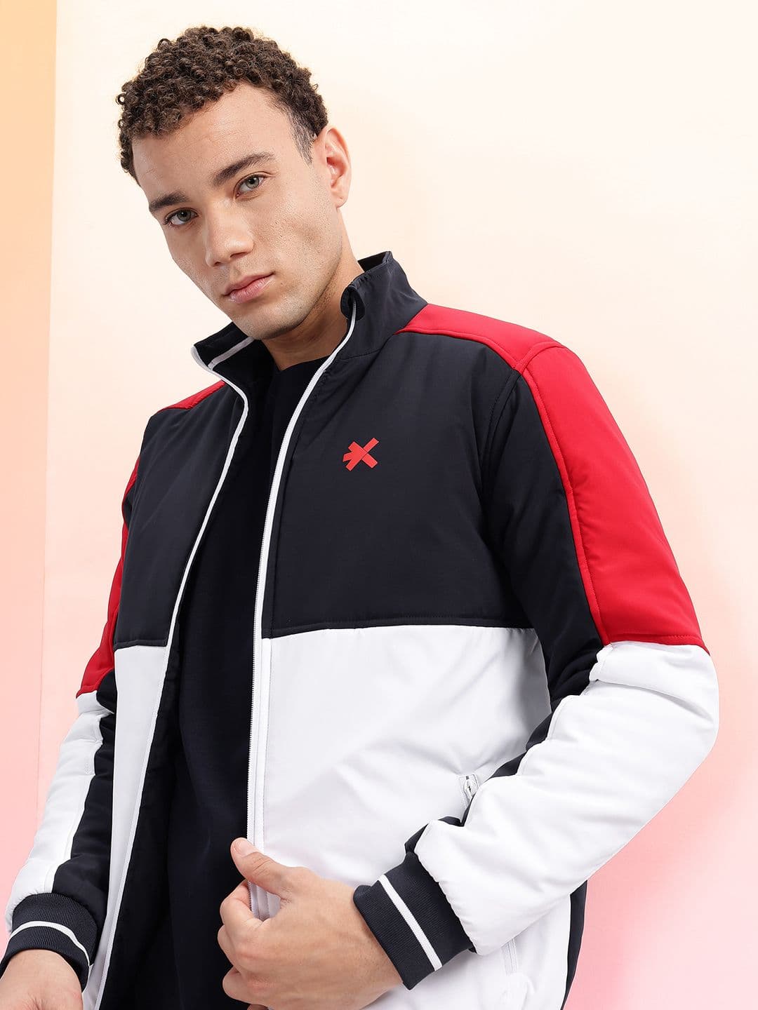 HRX by Hrithik Roshan Colourblocked Bomber Jacket - view 1