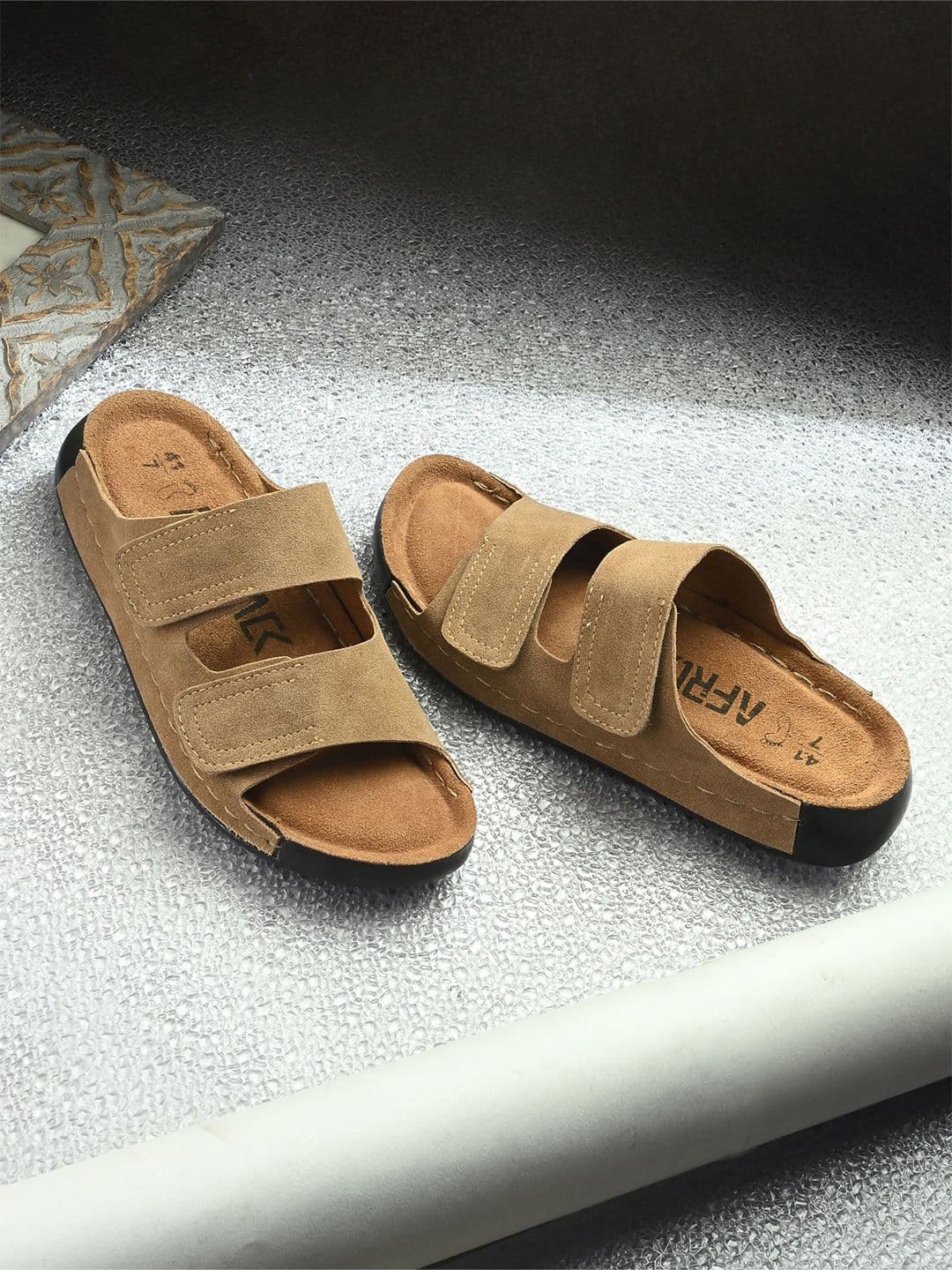 AfroJack Men Leather Comfort Sandals - view 1
