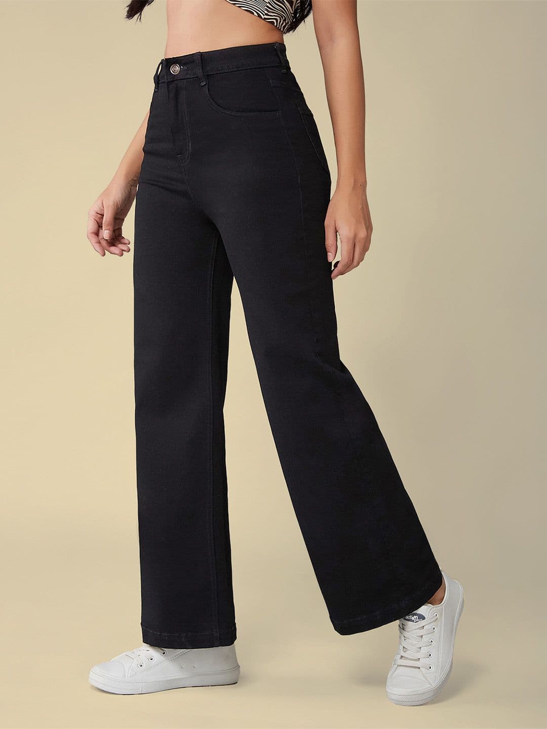 The Roadster Lifestyle Co. Women Bootcut High-Rise Stretchable Cotton Denim Jeans - view 1