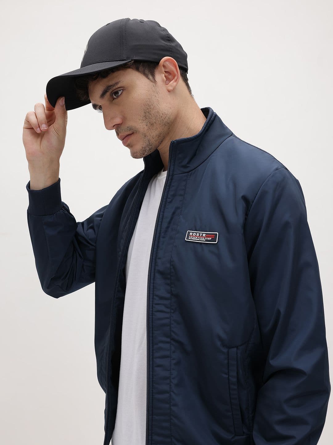 The Roadster Life Co. Mock Collar Bomber Jacket - view 1