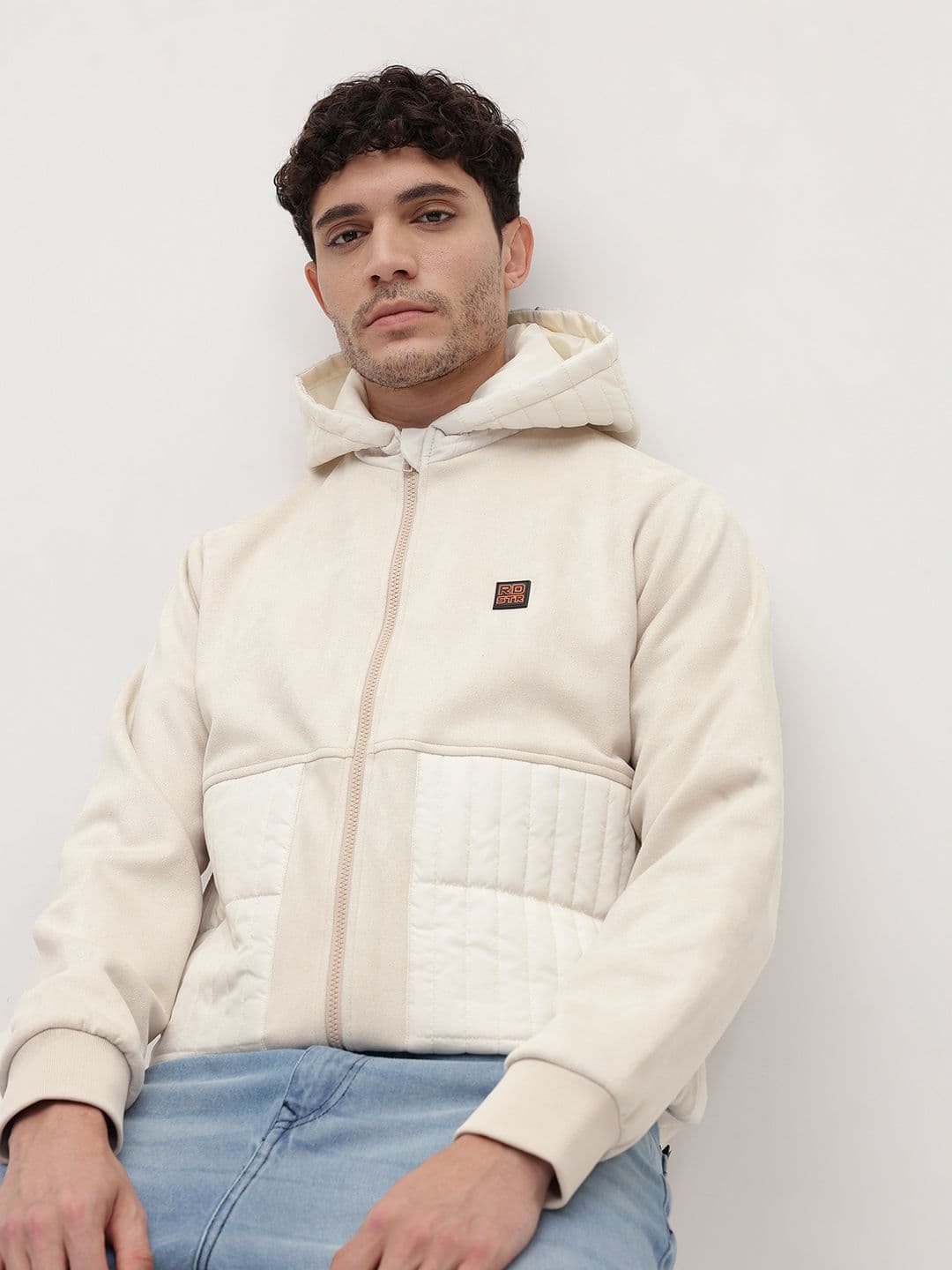 The Roadster Life Co. Padded Style Hooded Bomber Jacket - view 1