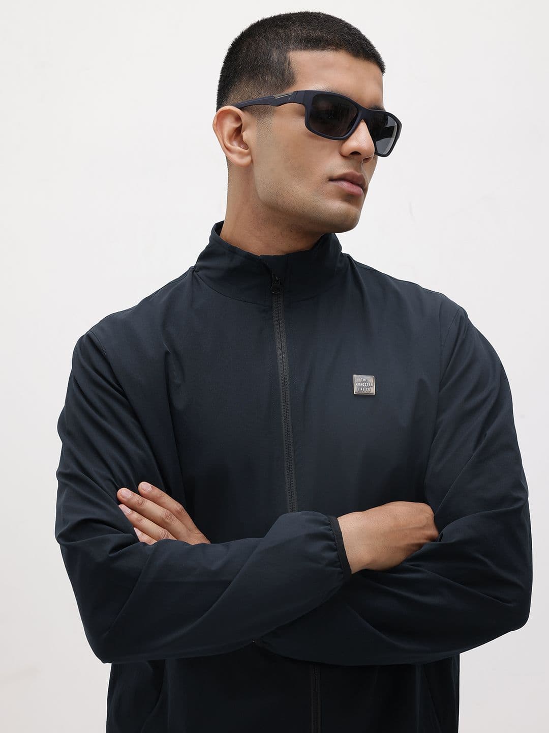 The Roadster Life Co Mock Collar Bomber Jacket - view 1