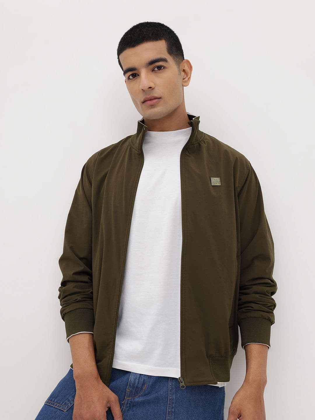 The Roadster Life Co. Solid Bomber Jacket - view 1