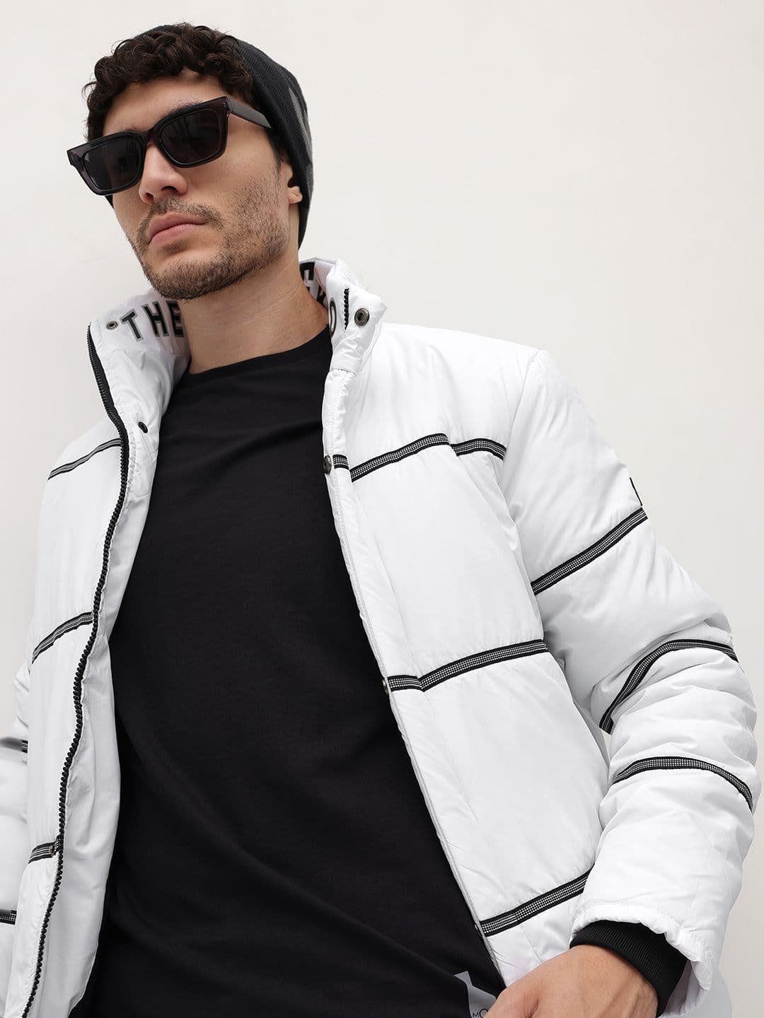 The Roadster Life Co. Striped Padded Jacket - view 1