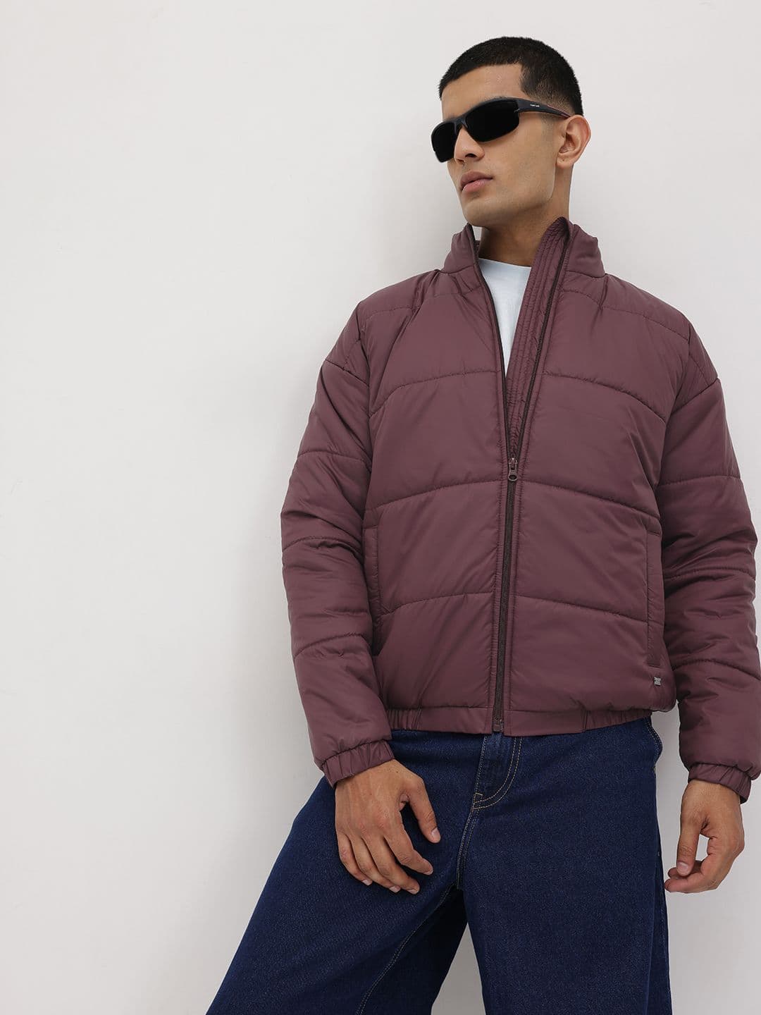 The Roadster Life Co. Mock Collar Padded Jacket - view 1
