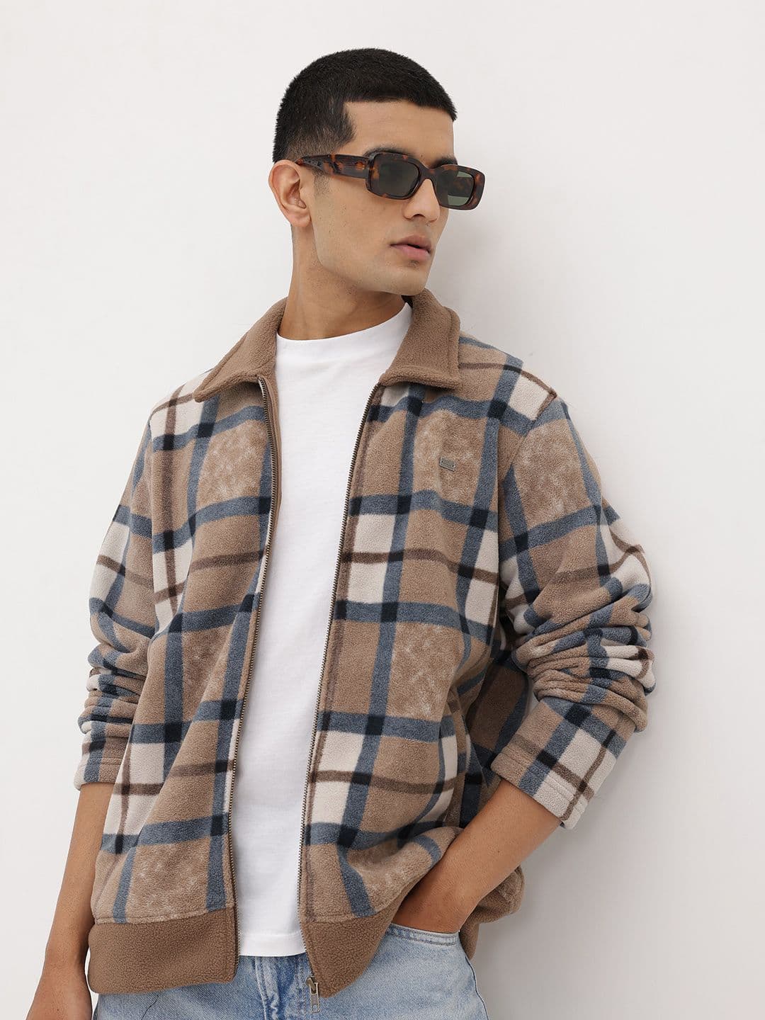 Roadster Men Checked Tailored Jacket - view 1