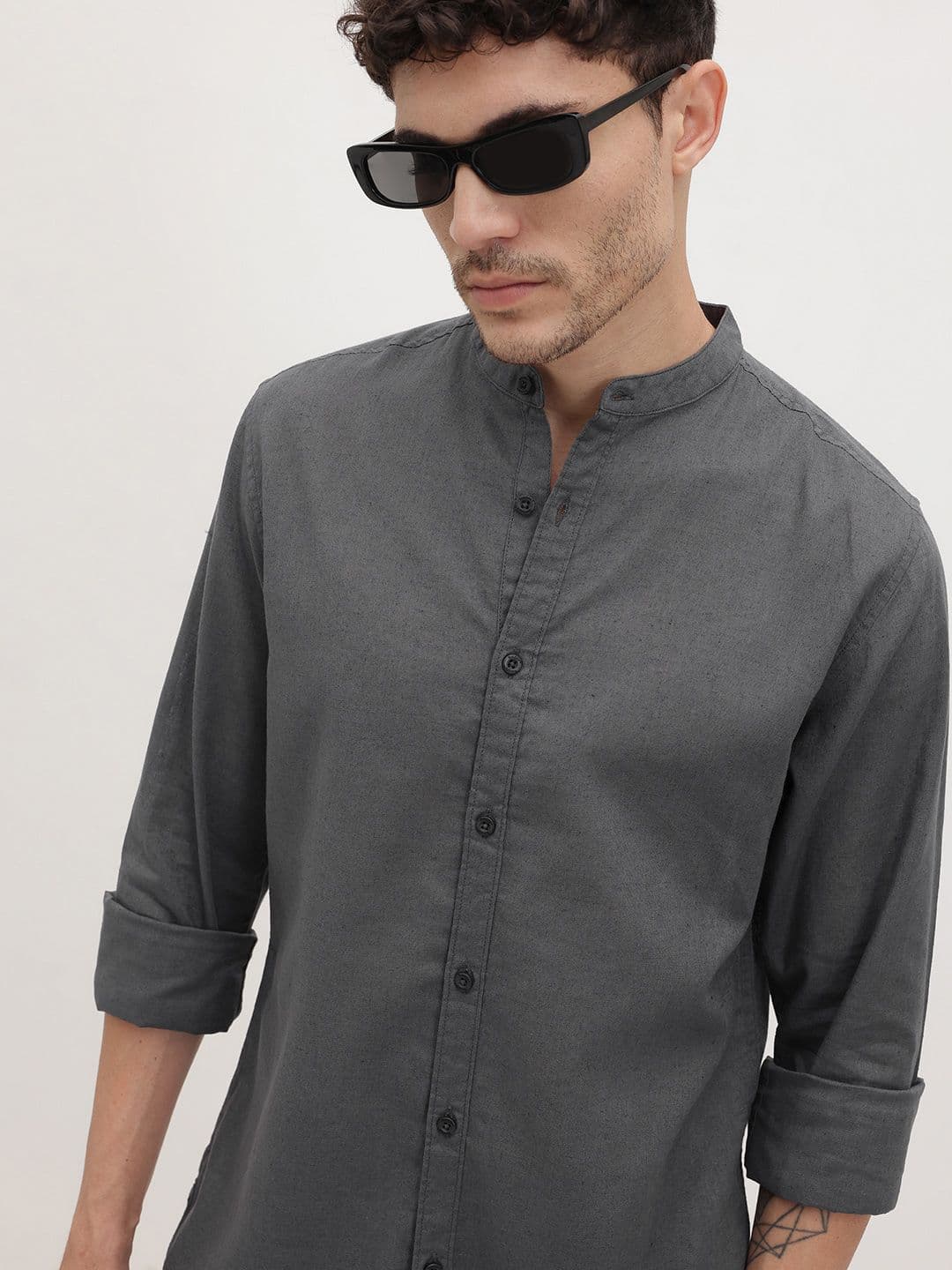 The Roadster Lifestyle Co. Men Cotton Linen Casual Shirt - view 1