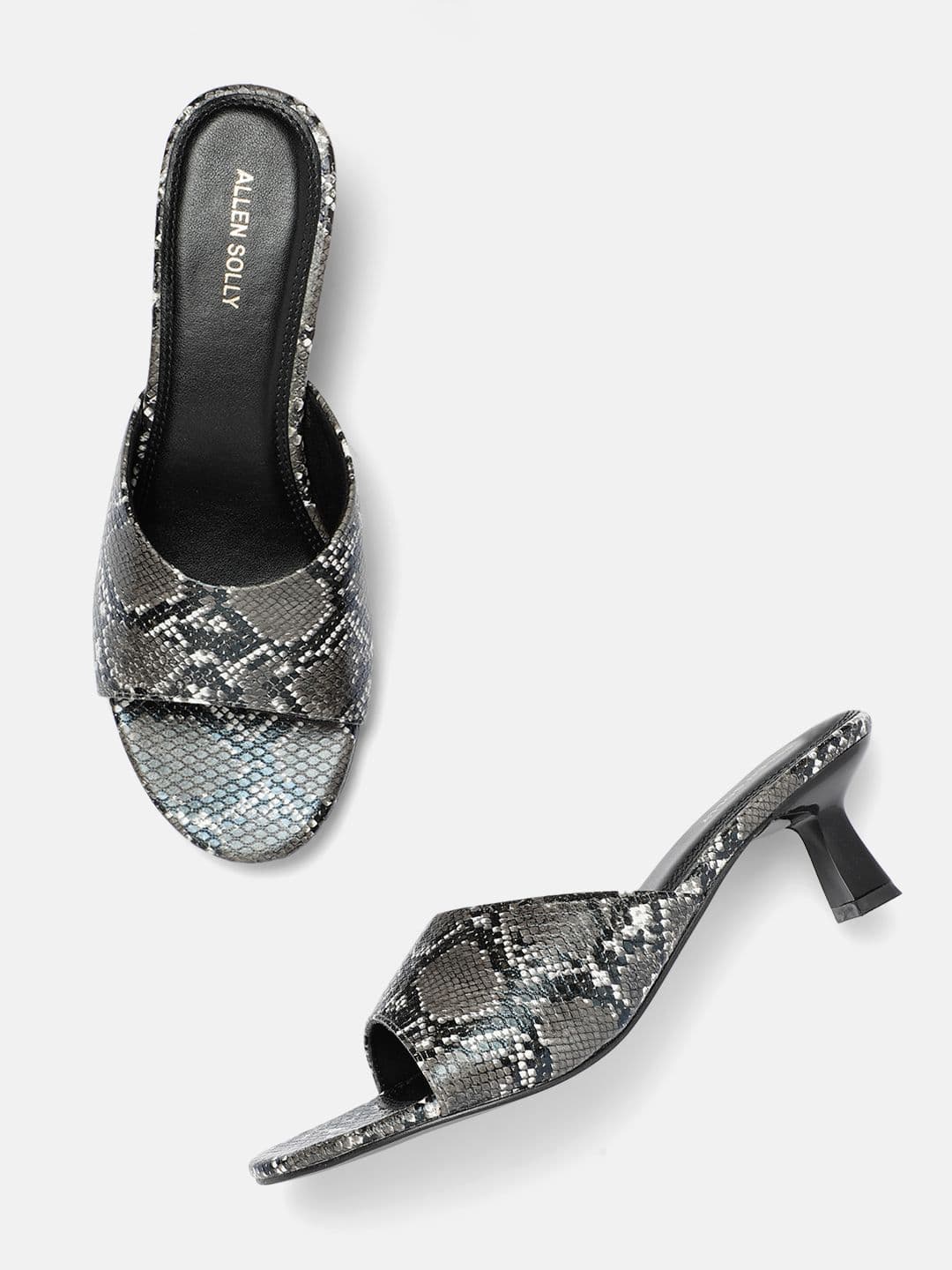 Allen Solly Snakeskin Print Slim Heels - view 1