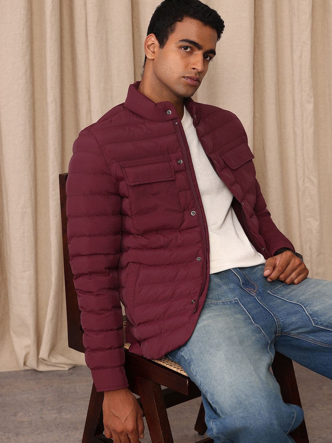Mr Bowerbird Tailored Fit Puffer Jacket - view 1