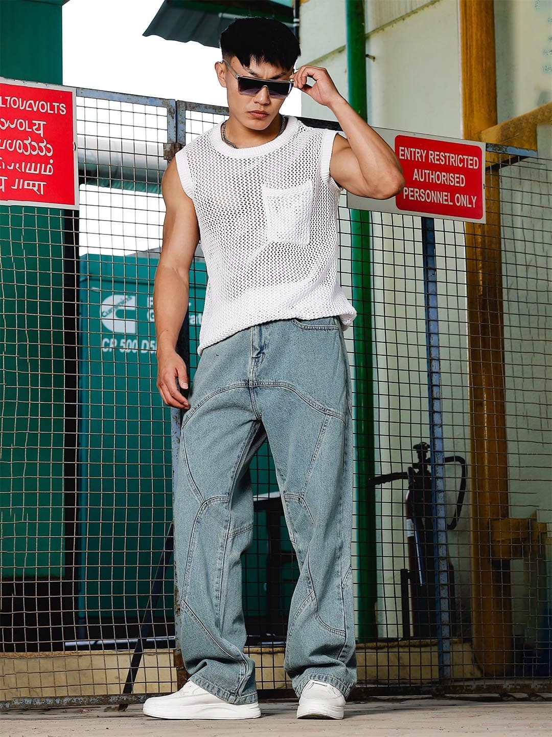 FOUL CHILD Men High-Rise Heavy Fade Jeans - view 1