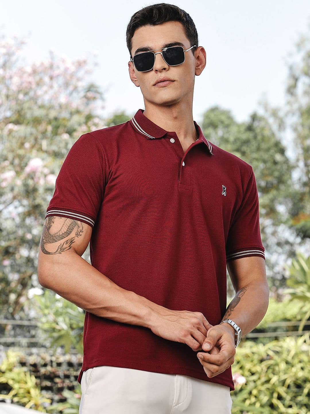 Thomas Scott Polo Collar Regular Fit T-shirt - view 1