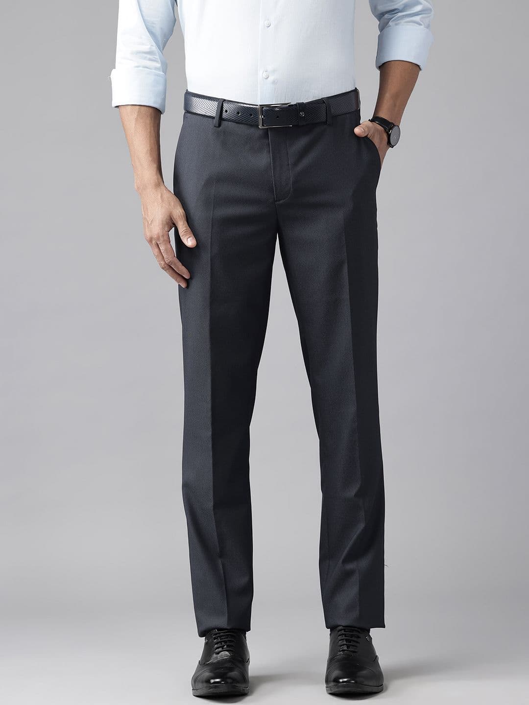 Arrow Men Tapered Fit Formal Trousers