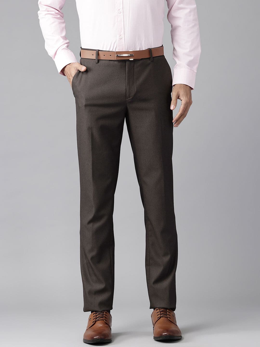 Arrow Men Tapered Fit Formal Trousers
