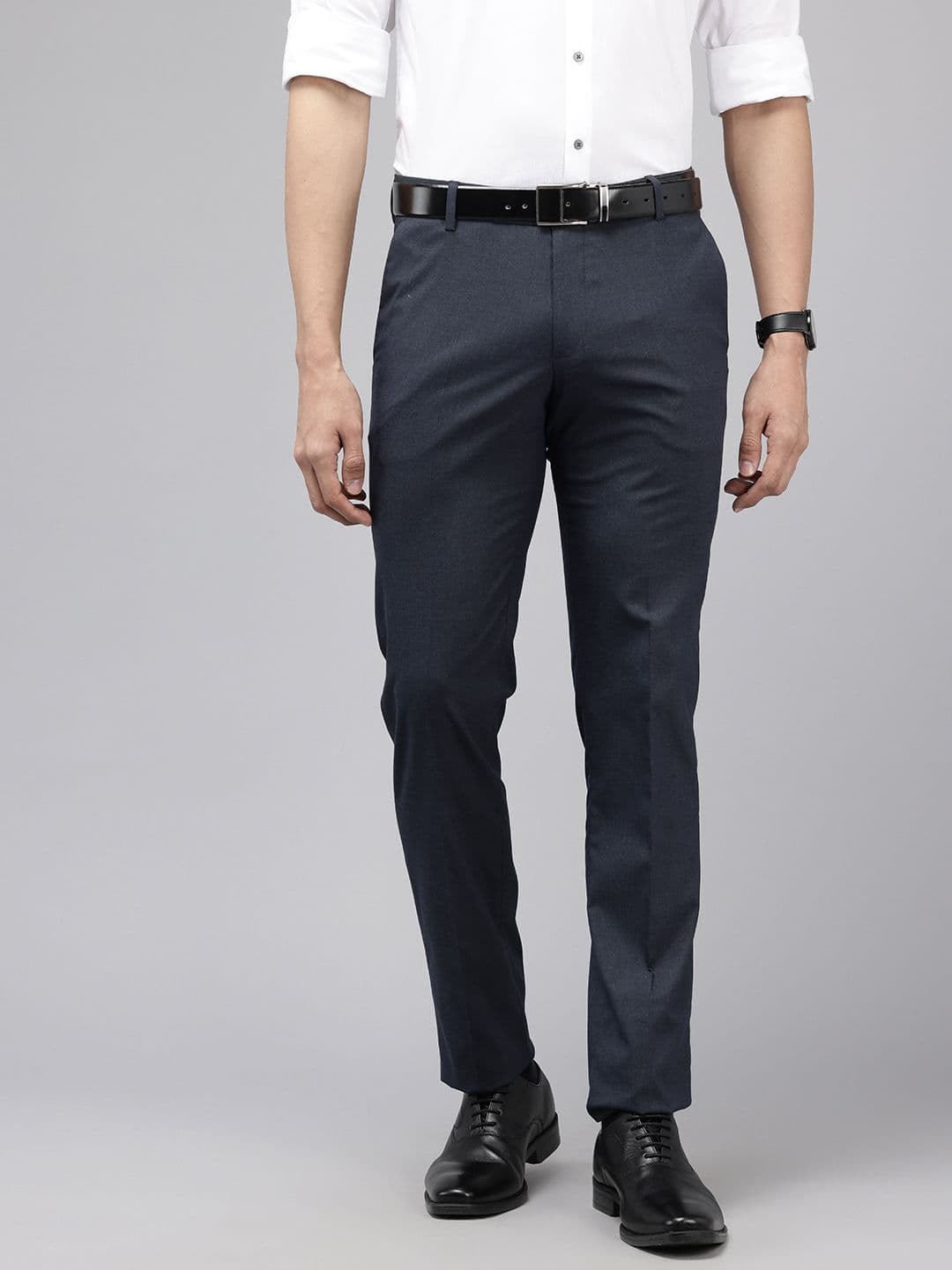 Arrow Men Hudson Tailored Fit Formal Trousers - view 1
