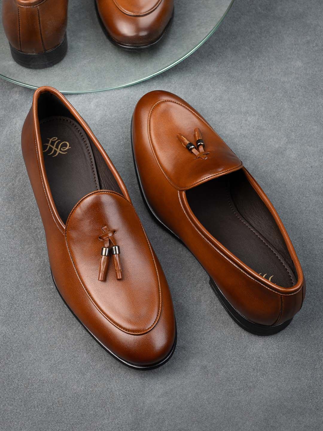 House of Pataudi Men Slip-On Formal Loafers - view 1