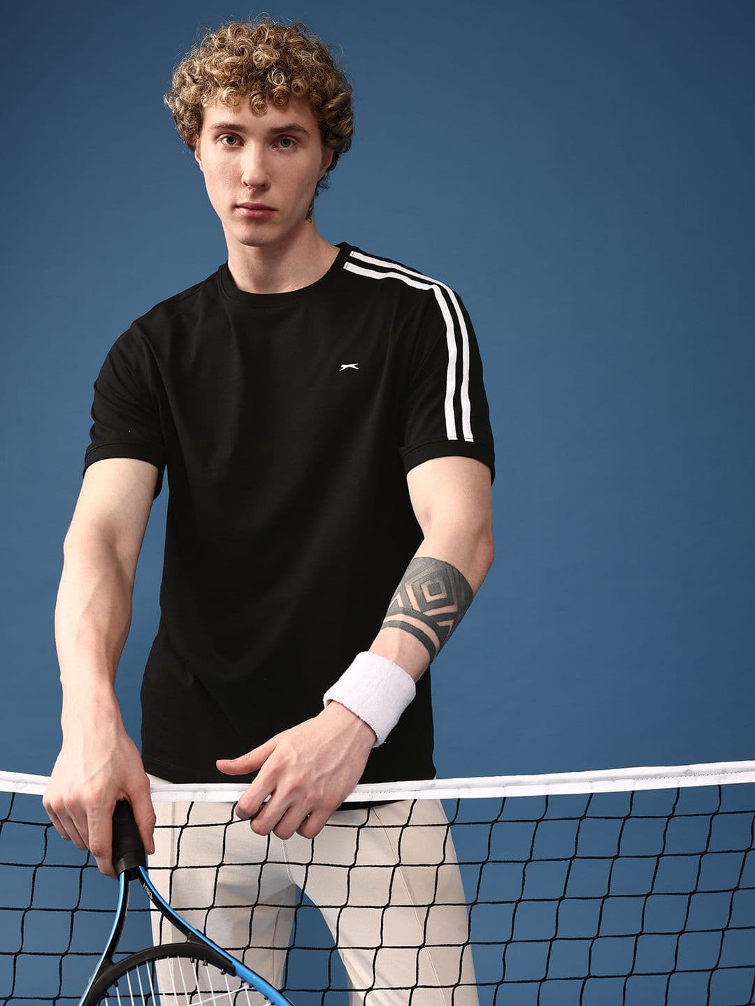 Slazenger Solid Regular Fit T-shirt - view 1