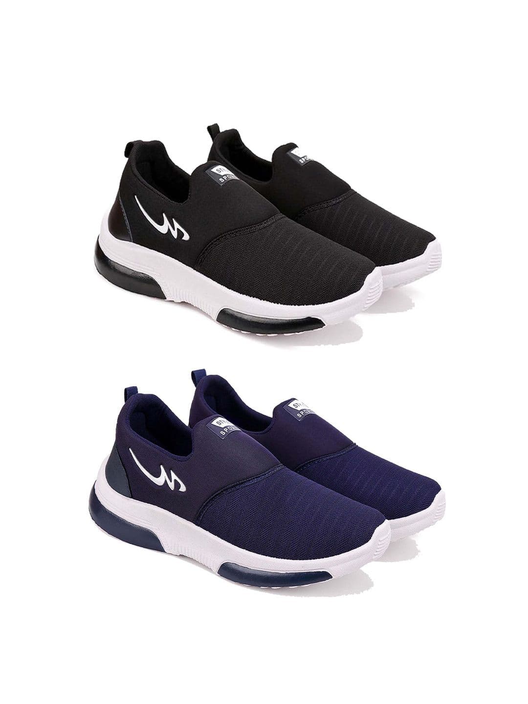 PENNEN Men Pack Of 2 Running Non-Marking Shoes - view 1