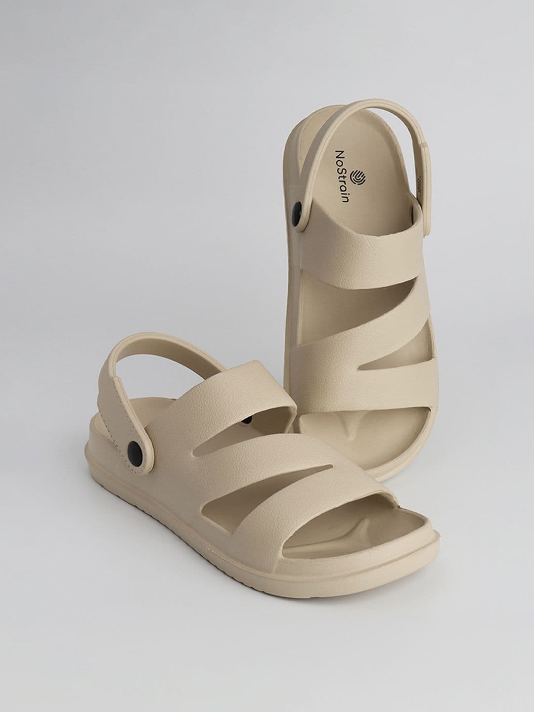 NoStrain Men Zigzag Clog Flip Flops - view 1