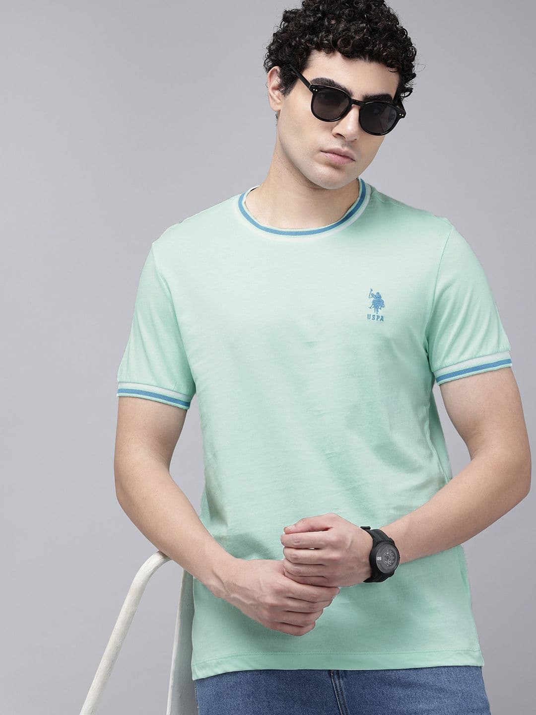 U.S. Polo Assn. Pure Cotton Slim Fit T-shirt - view 1