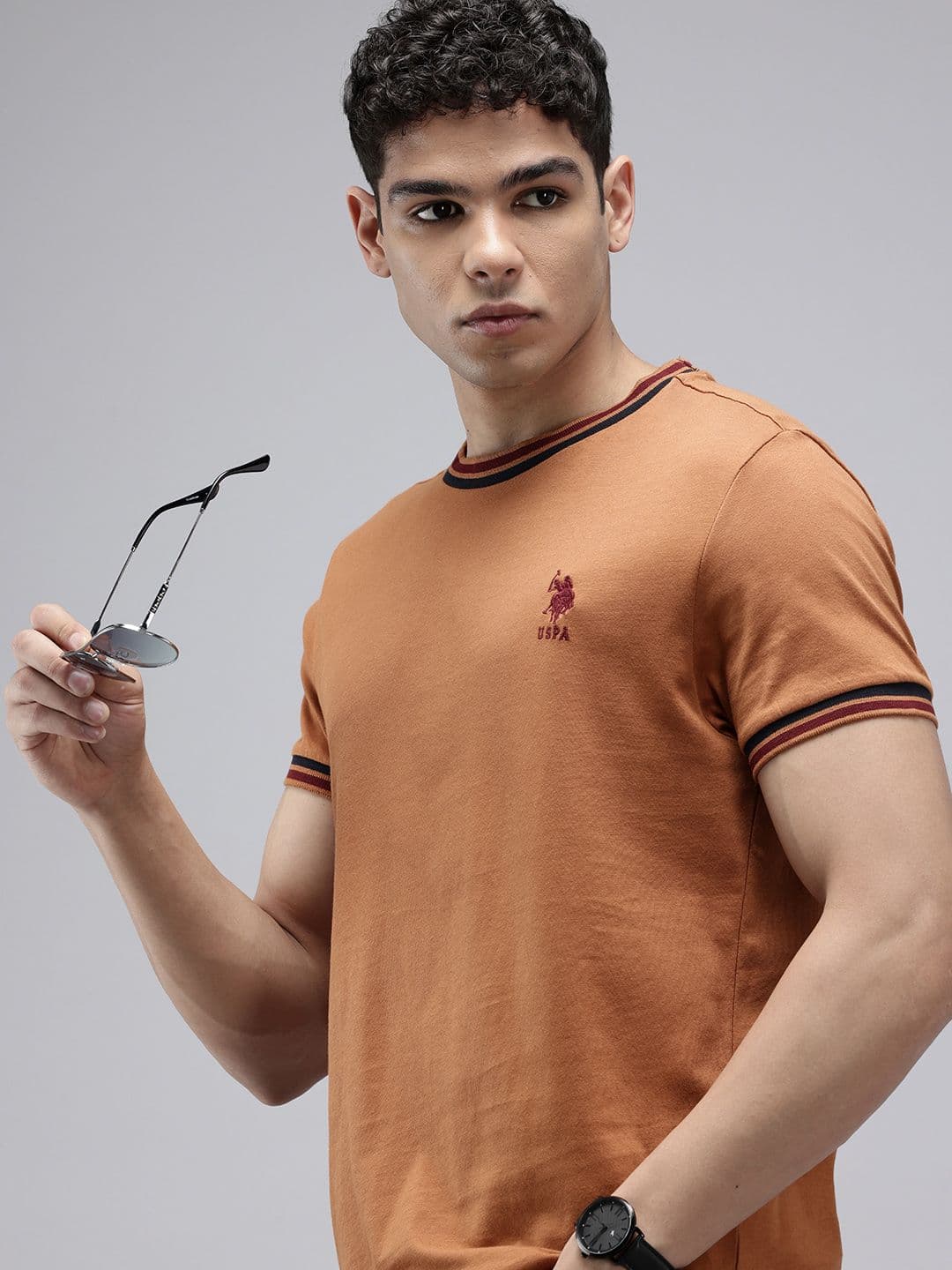 U.S. Polo Assn. Pure Cotton Slim Fit T-shirt - view 1
