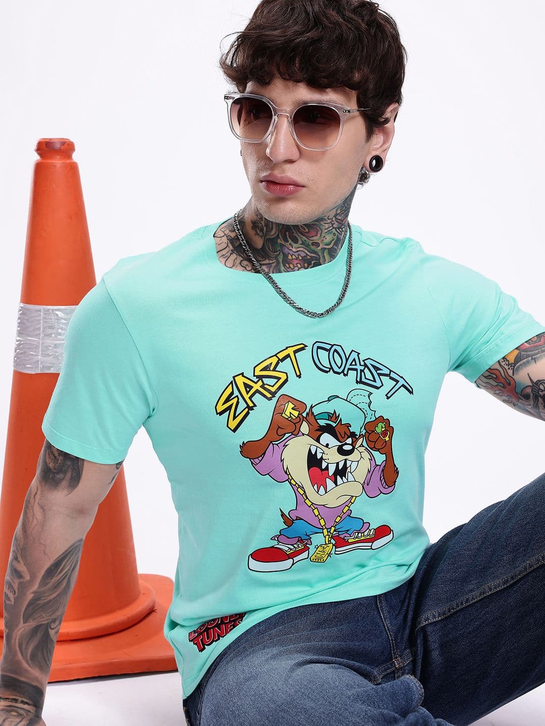 Kook N Keech Looney Tunes Printed Pure Cotton T-shirt - view 1