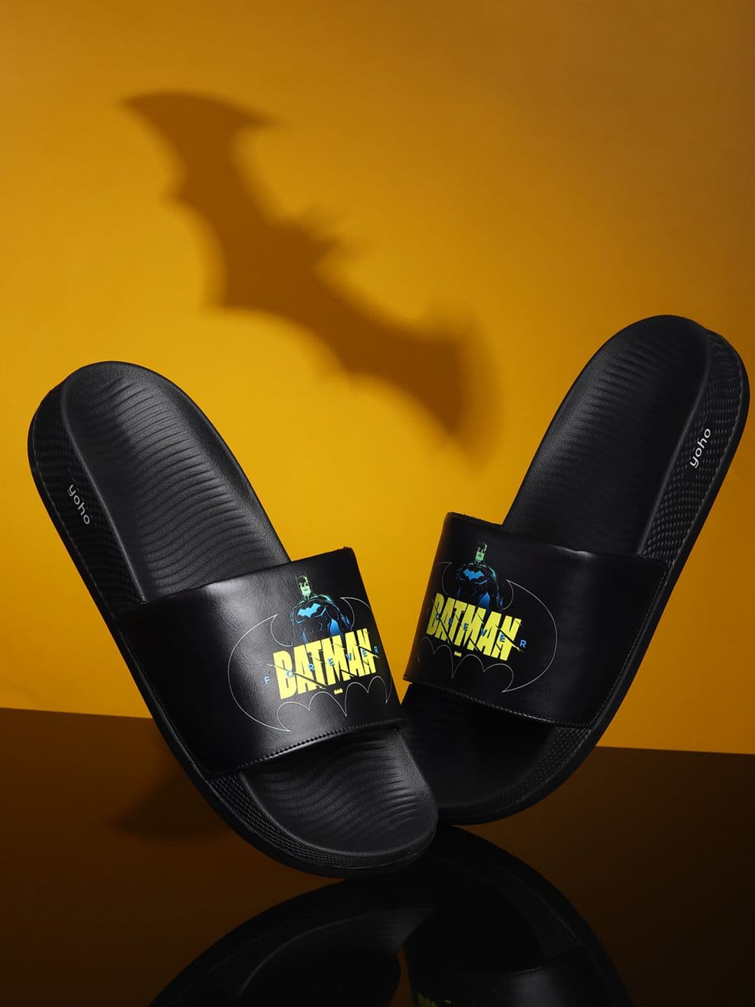 yoho Men Batman Printed Sliders - view 1