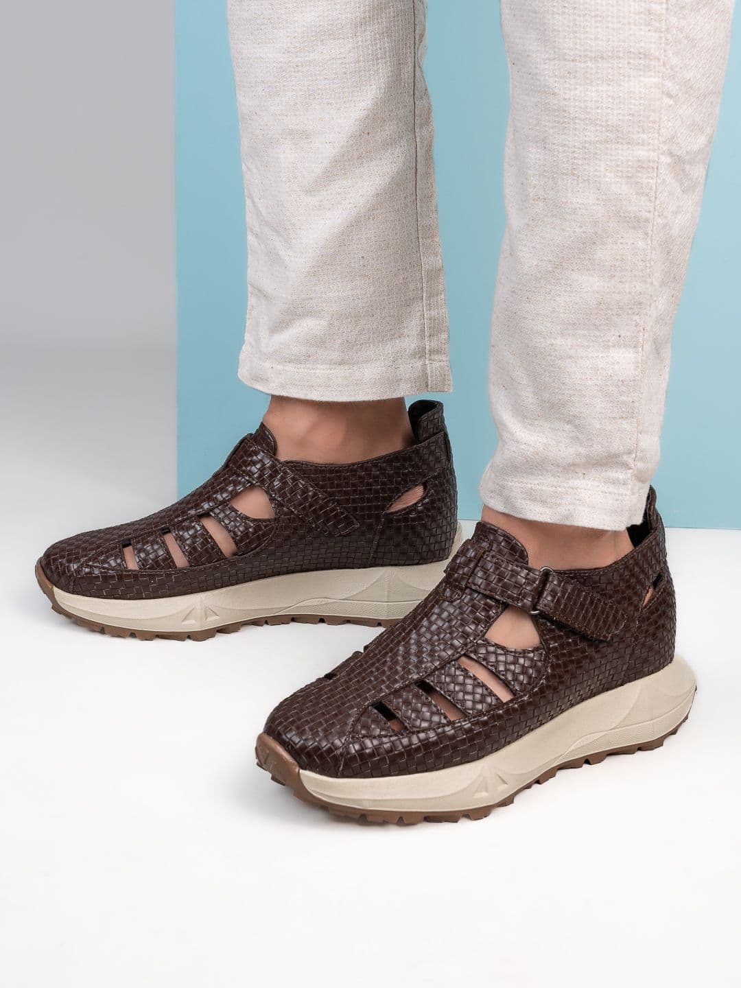 HI Toes Men Fisherman Slip-On Elavator Sandals - view 1