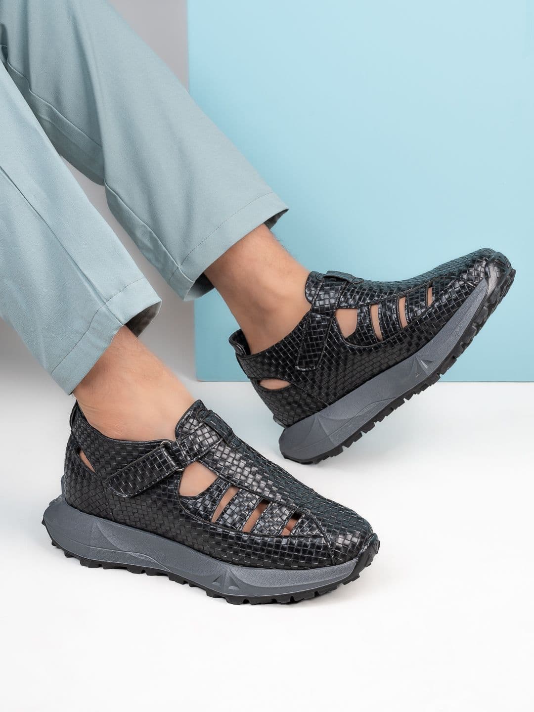 HI Toes Men Fisherman Slip-On Elavator Sandals - view 1