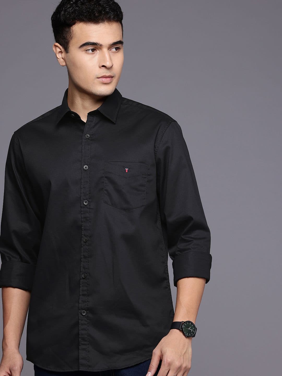 Louis Philippe Sport Slim Fit Pure Cotton Casual Shirt - view 1