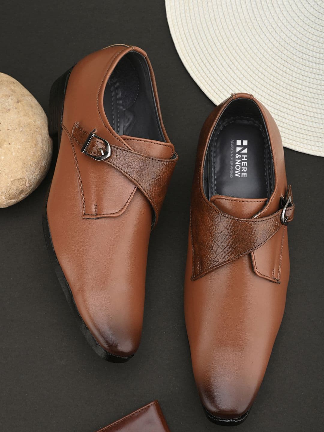 HERE&NOW Men Formal Monk Shoes - view 1