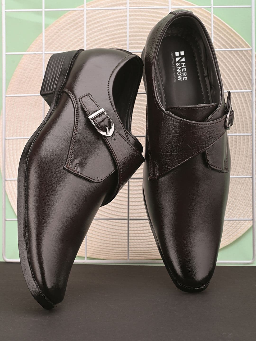 HERE&NOW Men Formal Monk Shoes - view 1