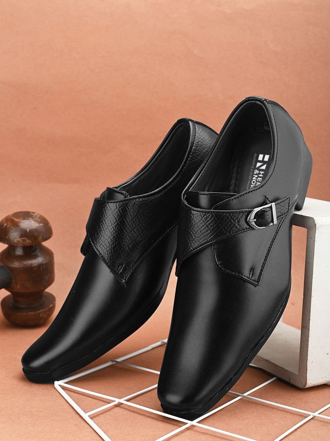 HERE&NOW Men Formal Monk Shoes - view 1