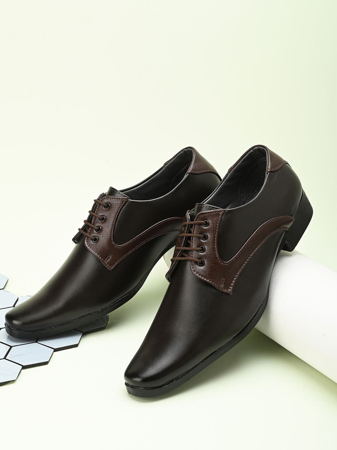 HERE&NOW Men Formal Derbys Shoes - view 1