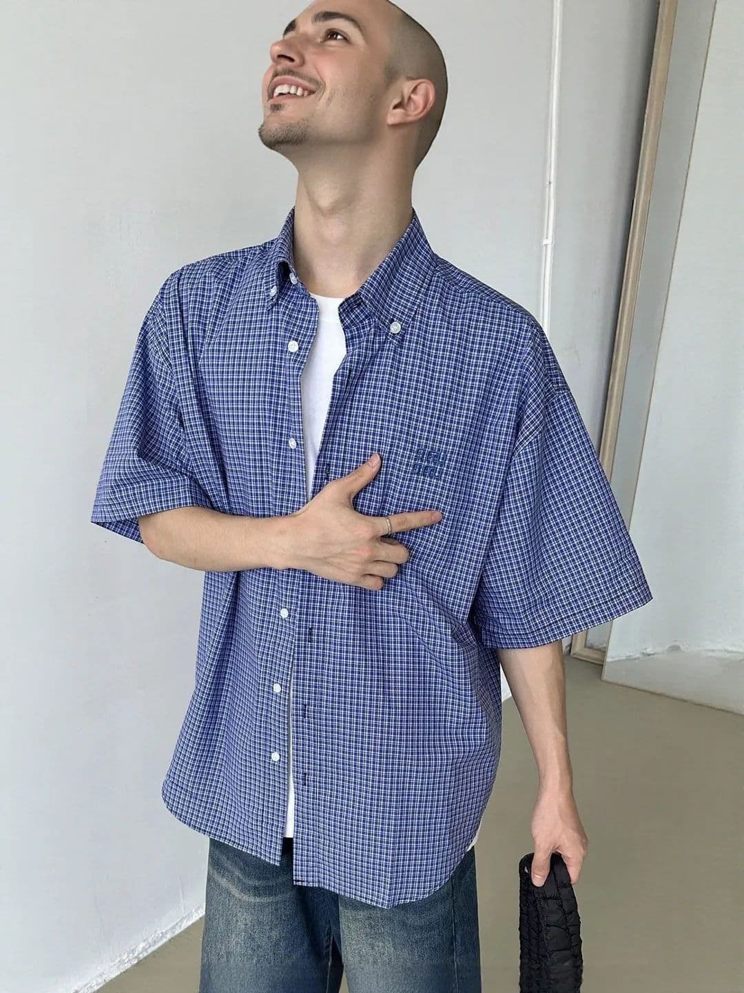 StyleCast x Revolte Men Micro Checks Casual Shirt - view 1