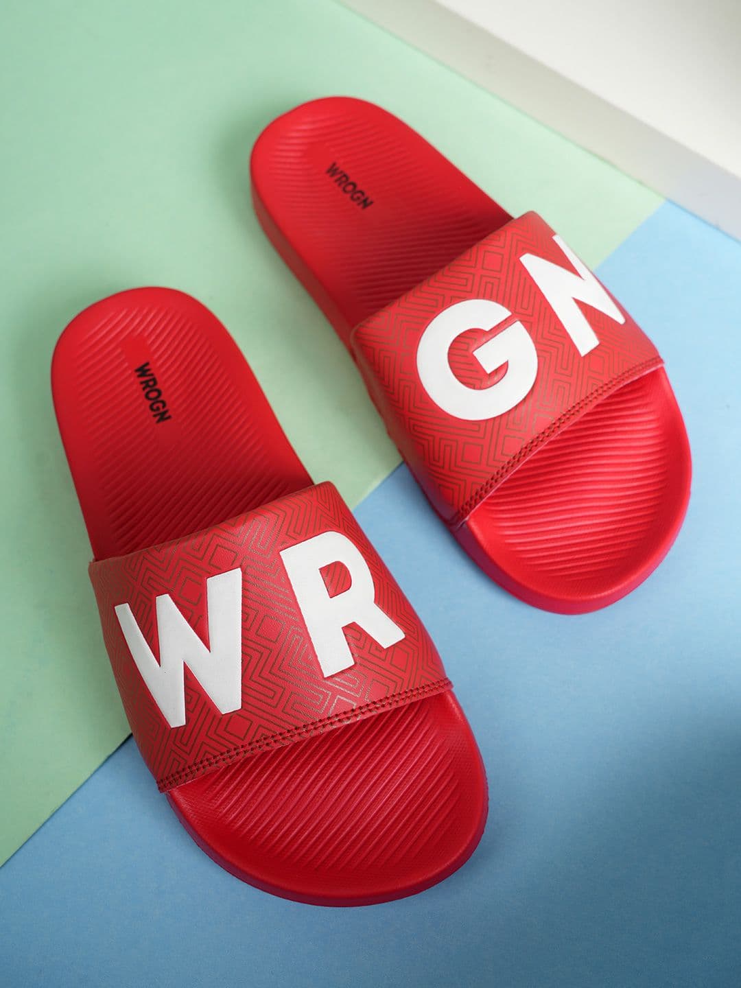 WROGN Men Printed Sliders - view 1