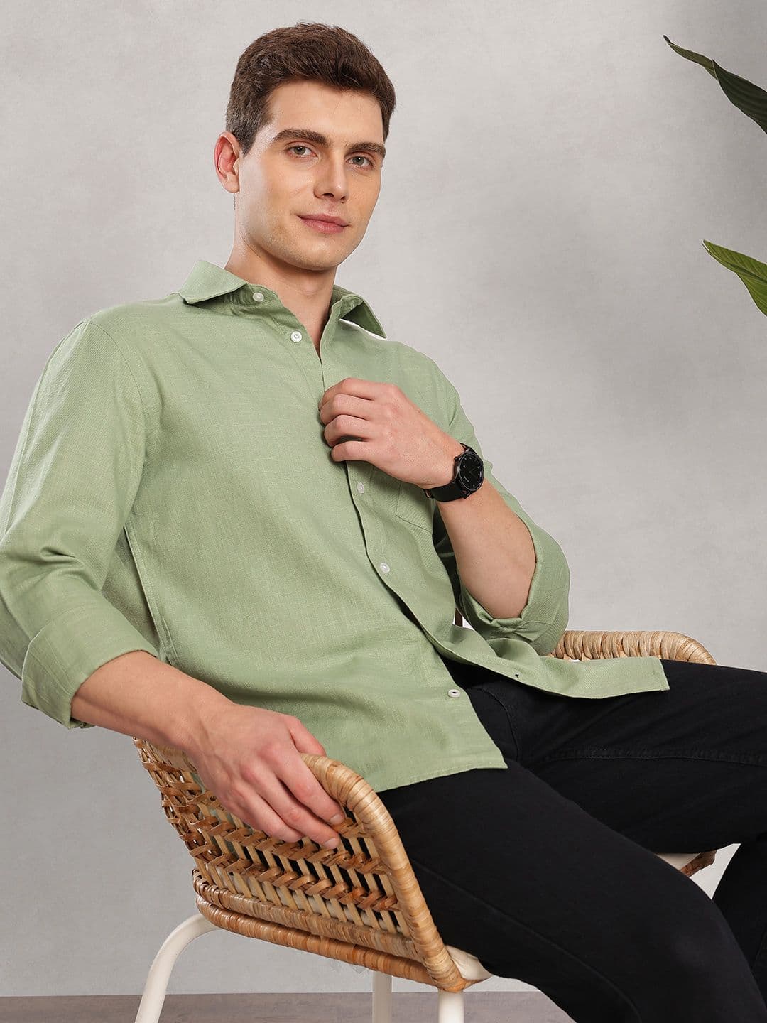 Nautica Men Premium Slim Fit Pure Cotton Casual Shirt - view 1