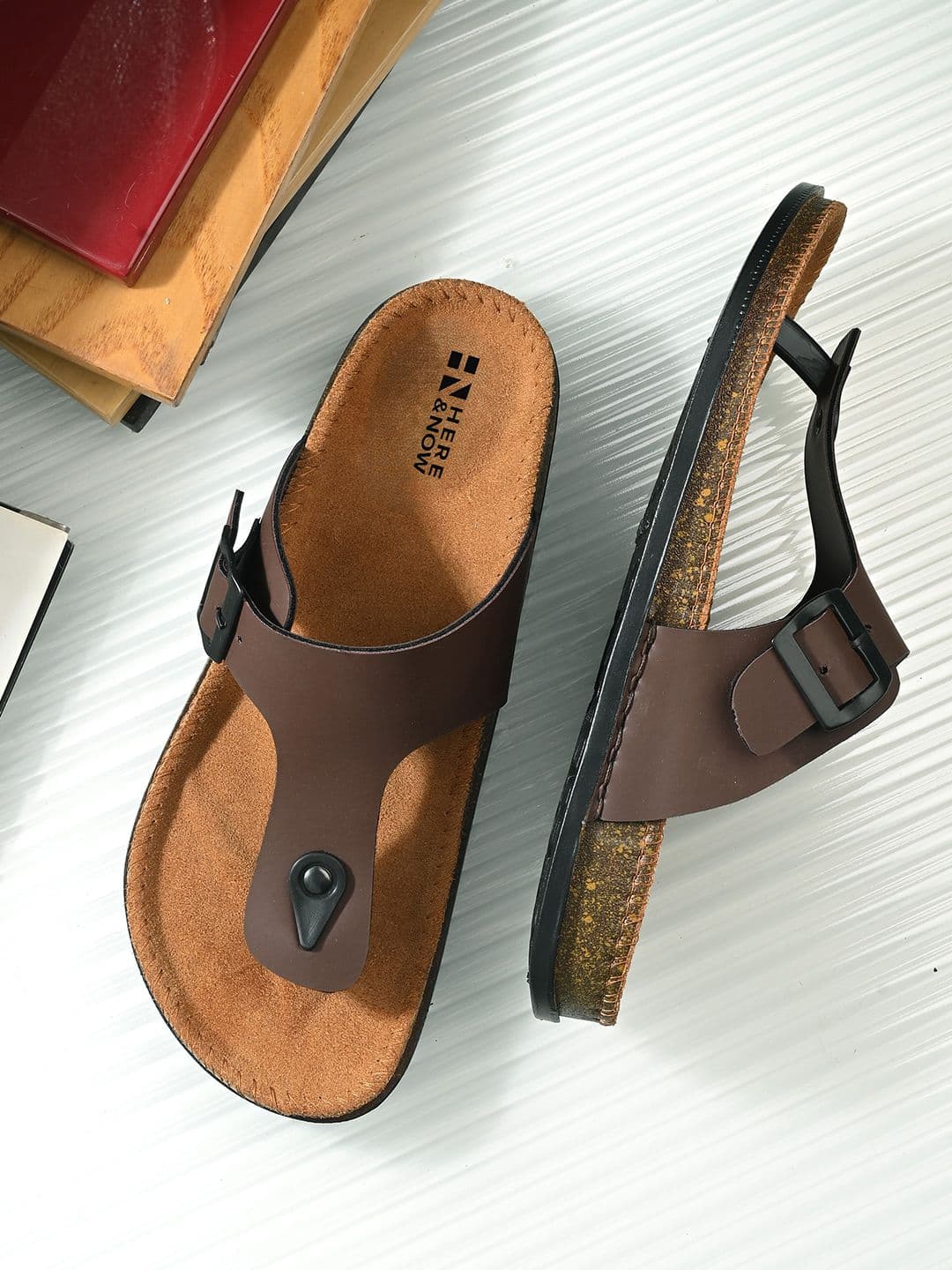 HERE&NOW Men Lightweight Outdoor Slip-On Comfort Sandals - view 1