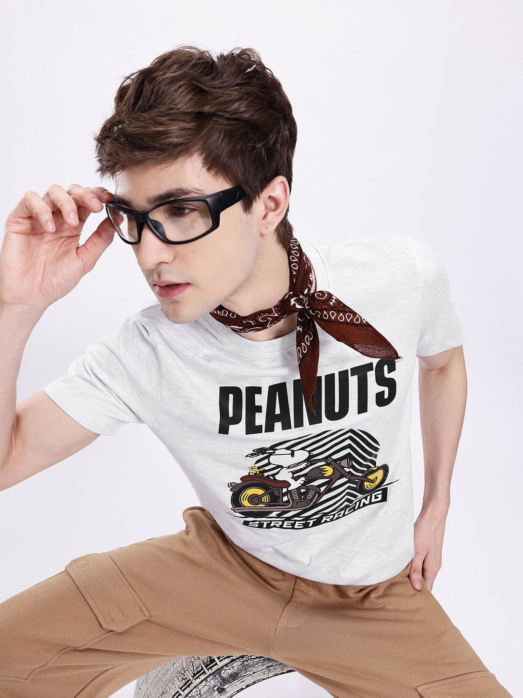 Kook N Keech Peanuts Print Pure Cotton T-shirt