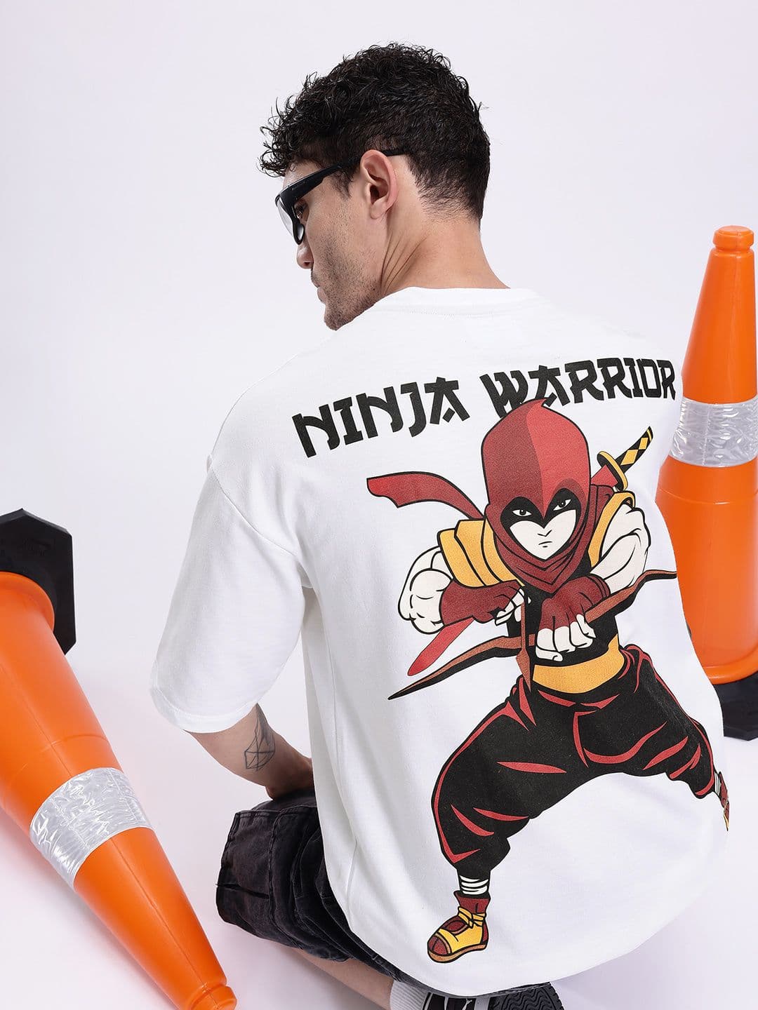 Kook N Keech Anime Nippon Printed Oversized T-shirt - view 1