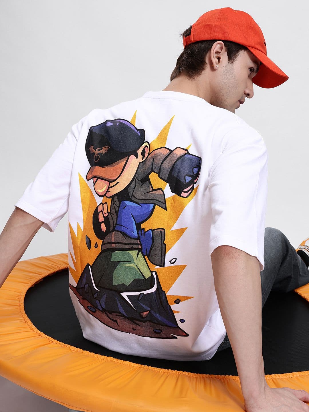 Kook N Keech Anime Nippon Print Oversize T-shirt - view 1
