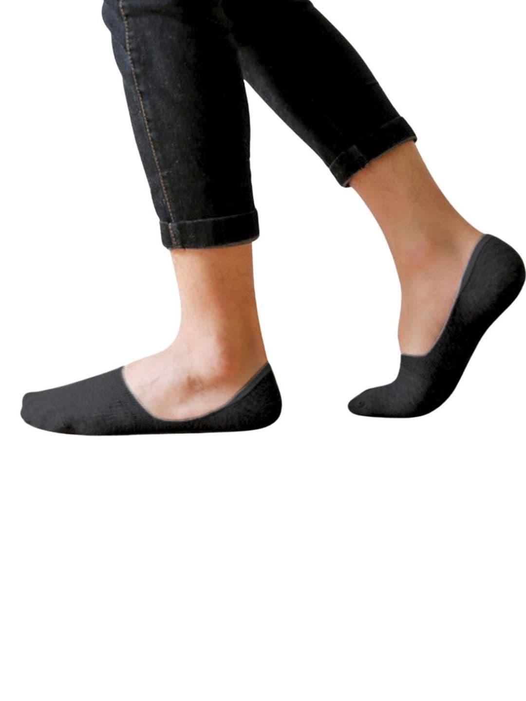 NESKA MODA Unisex Shoe Liners Cotton Socks - view 1
