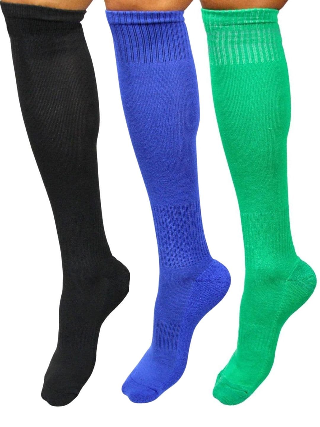 NESKA MODA Unisex Set Of 3 Knee Length Cotton Socks - view 1