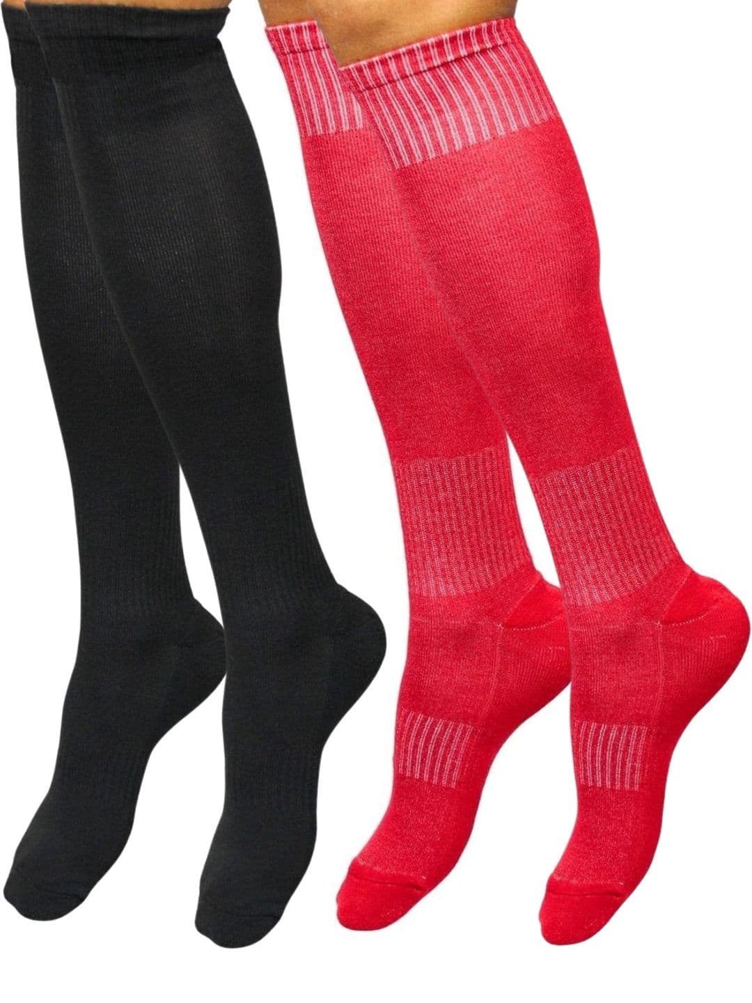 NESKA MODA Unisex Set Of 2 Knee Length Cotton Socks - view 1