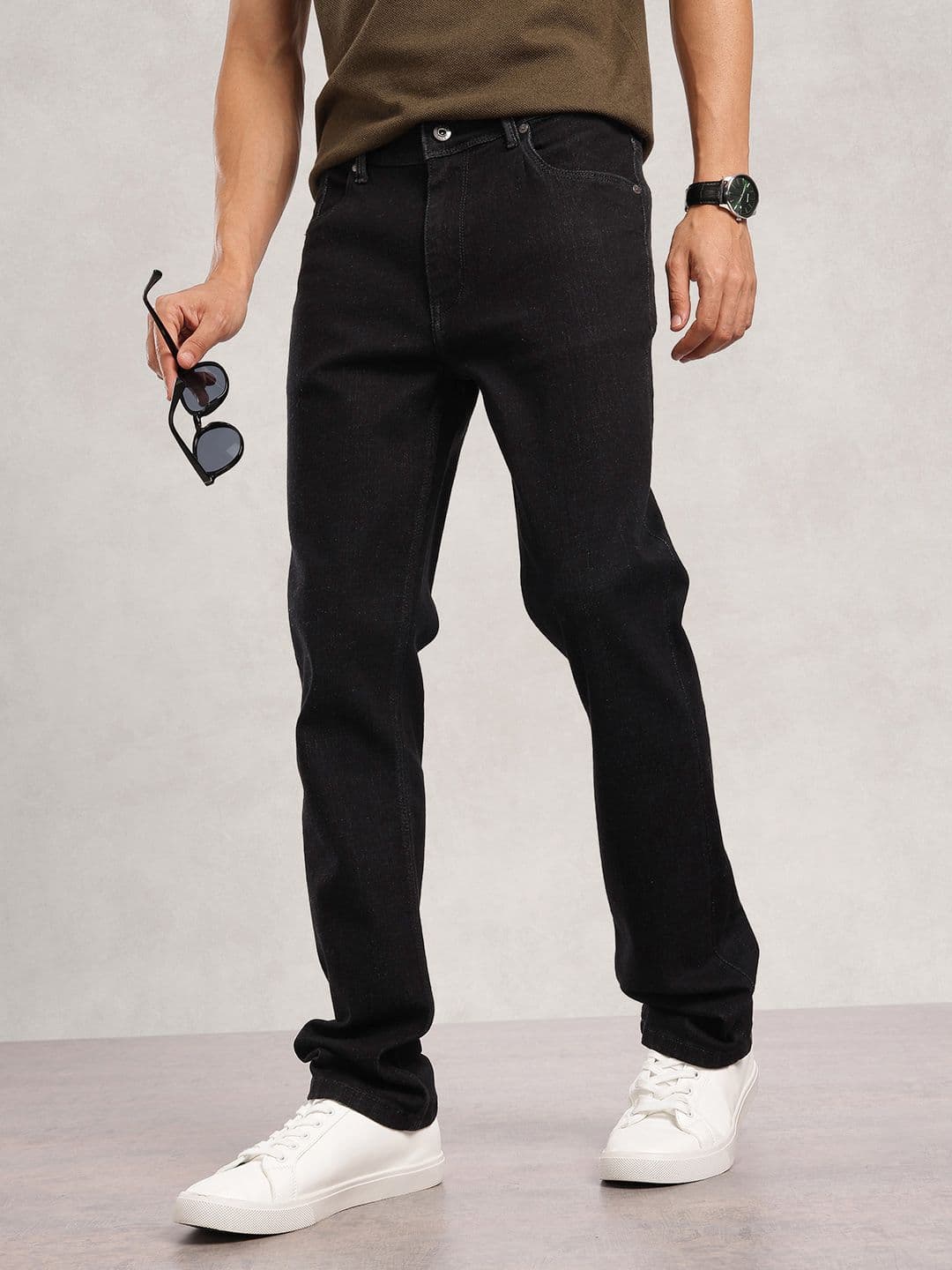 Nautica Men Smart Straight Fit Mid-Rise Stretchable Jeans - view 1