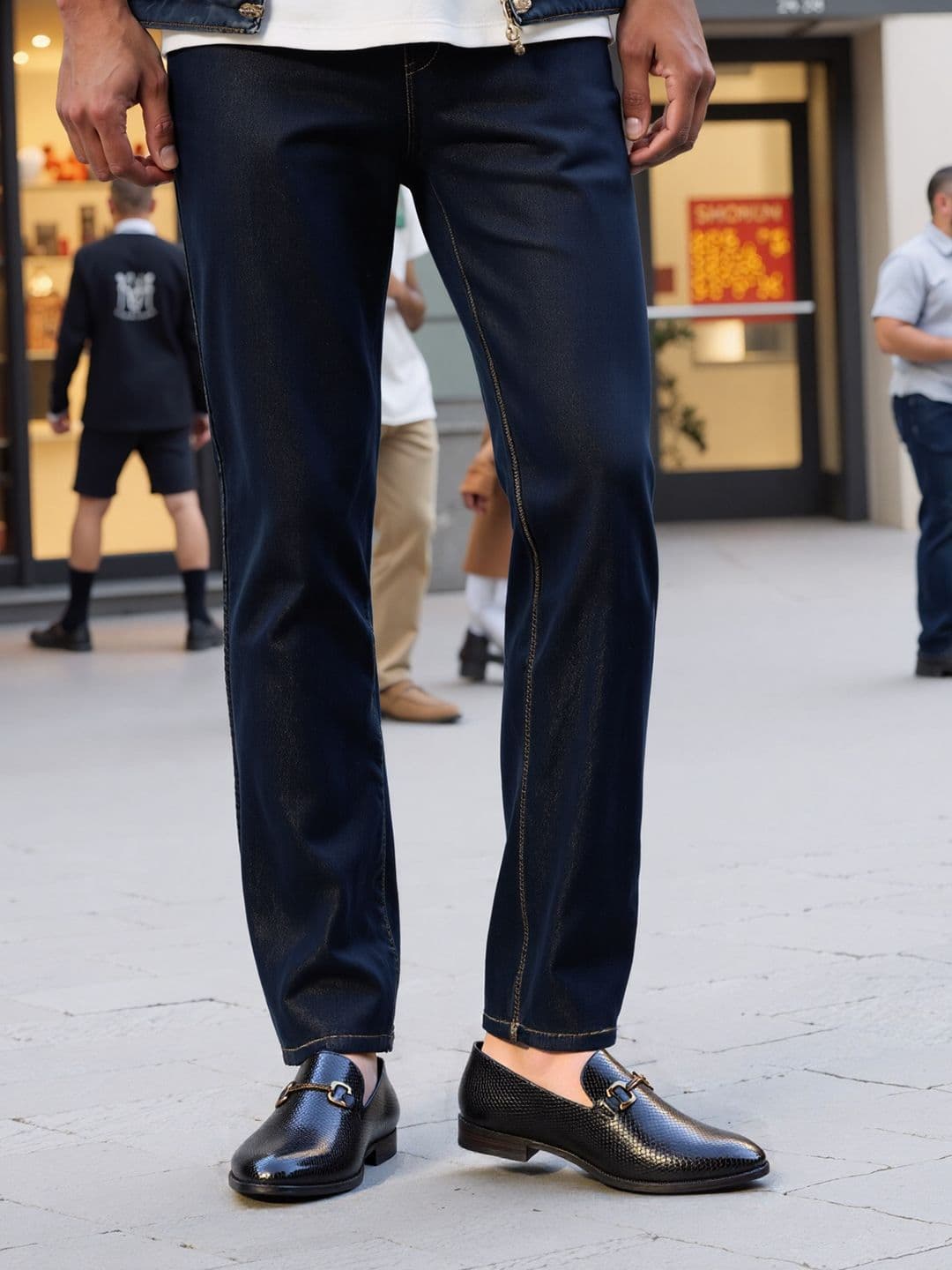 Carlton London Men Textured Formal Loafers - view 1