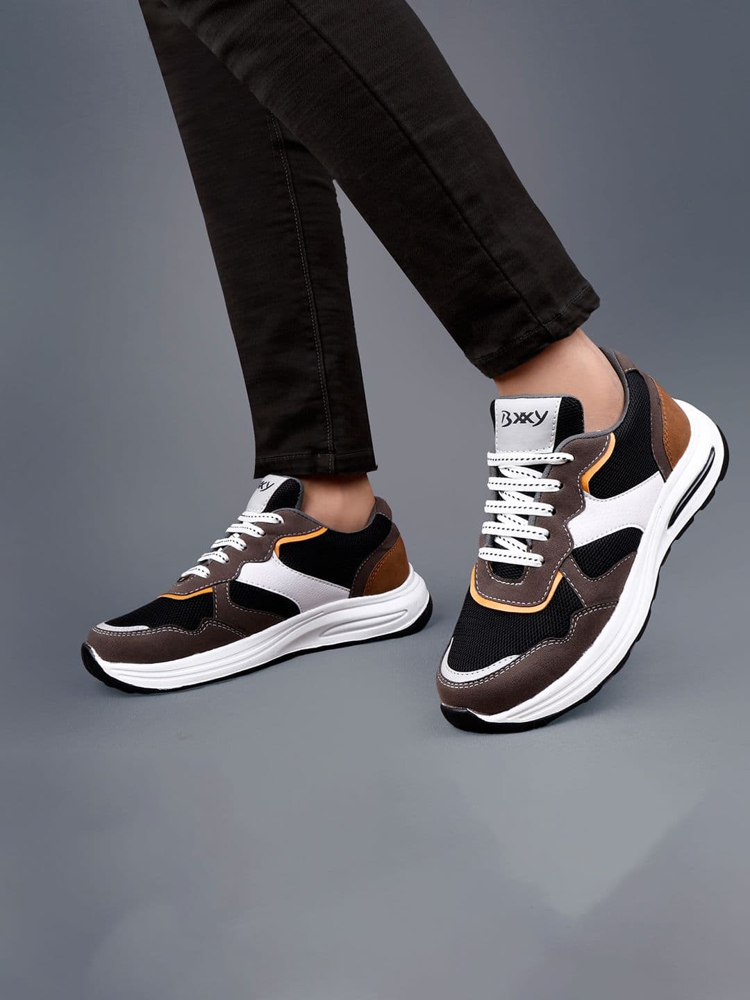 Bxxy Men Latest Lace-up Running Sports Shoes - view 1