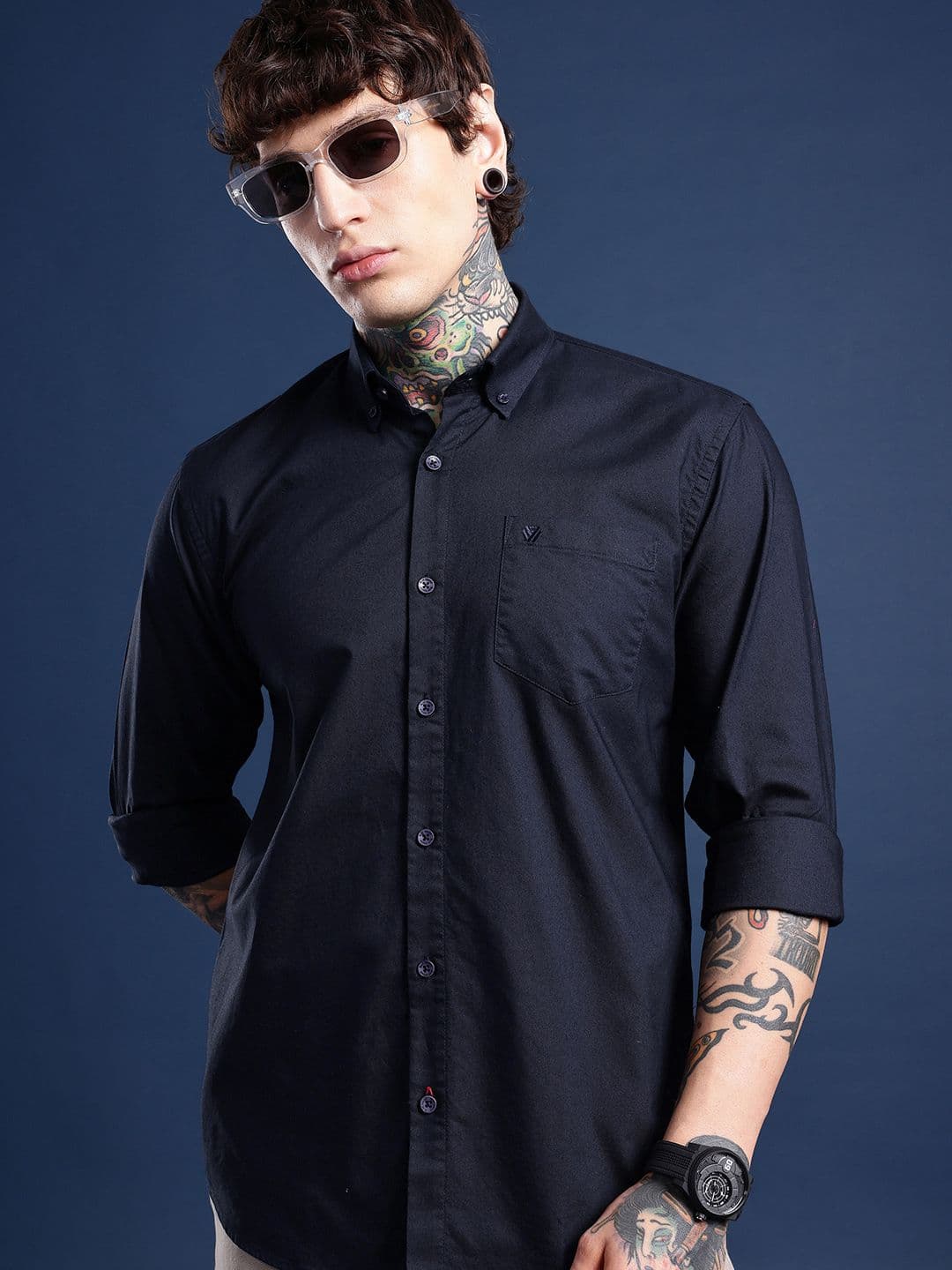 BS BLUE SQUAD Men Slim Fit Casual Shirt - view 1