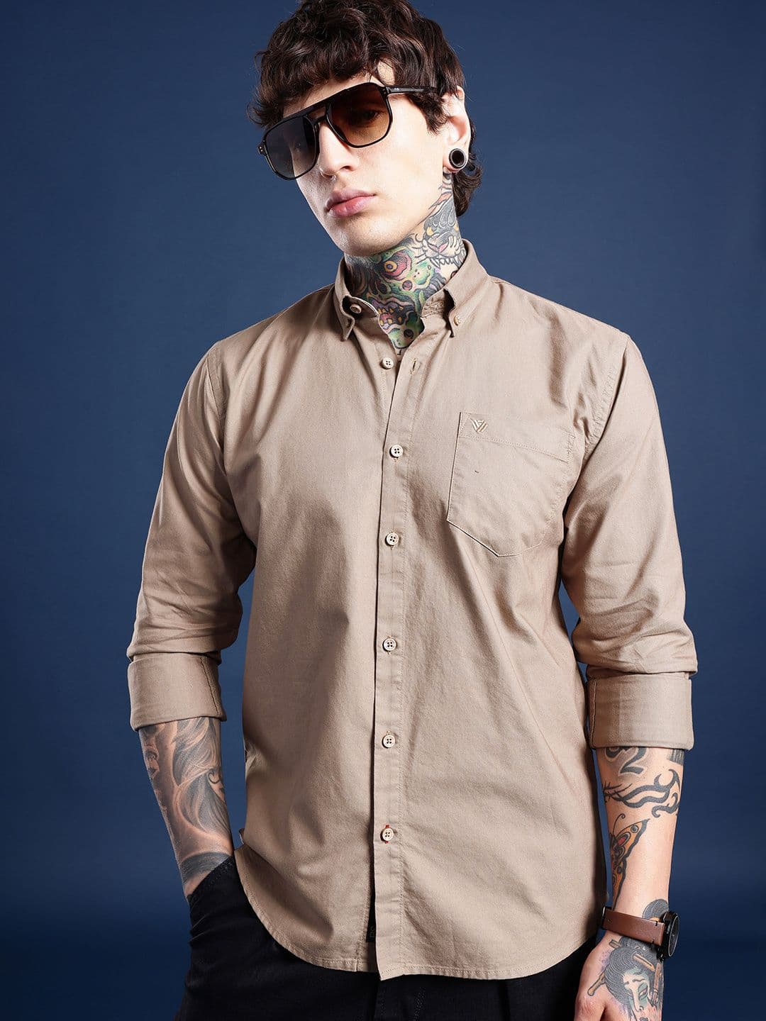BS BLUE SQUAD Men Slim Fit Casual Shirt - view 1