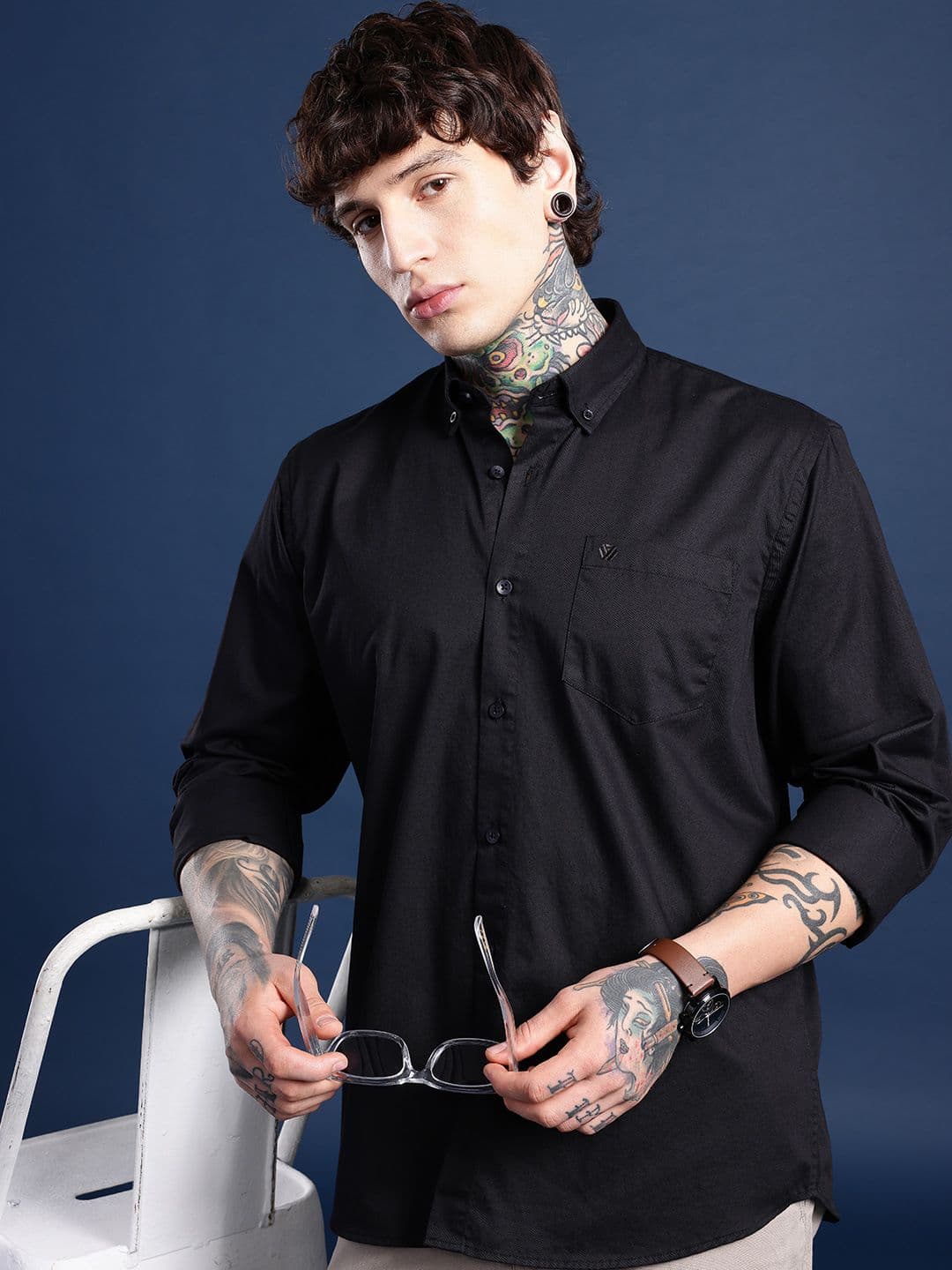 BS BLUE SQUAD Men Slim Fit Casual Shirt - view 1